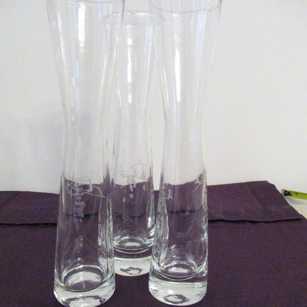 Hourglass shaped Bud Vase